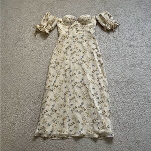 Adeirlina cream maxi dress